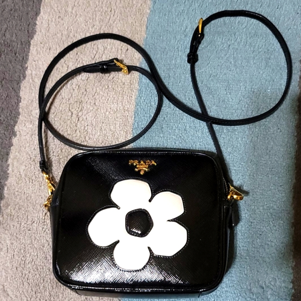 SOLD!  Preloved Prada Crossbody Bag